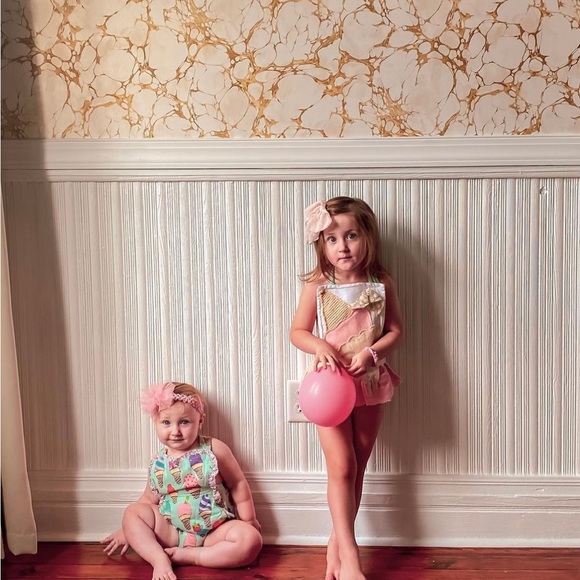 Ice Cream Print Romper 12M - Picture 2 of 4